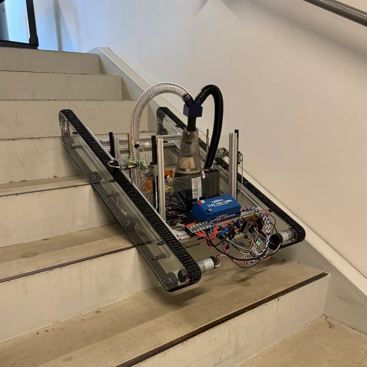 Stair-Vacuum Robot: First Prototype