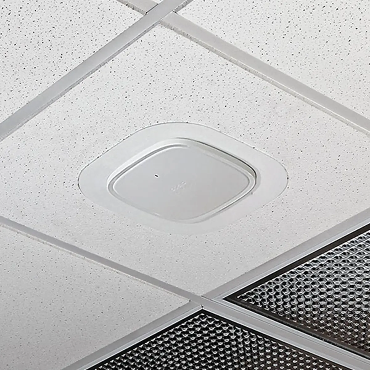 Compact Ceiling Antenna: Mounted on Ceiling Tile